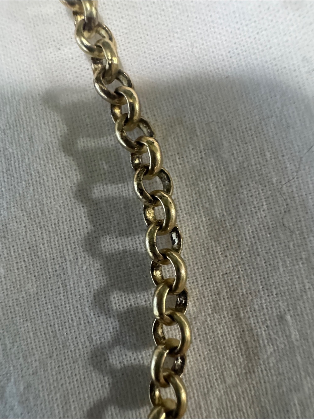 J crew Gold-Tone Statement Necklace with Olive-Grey Beads - Picture 4 of 5